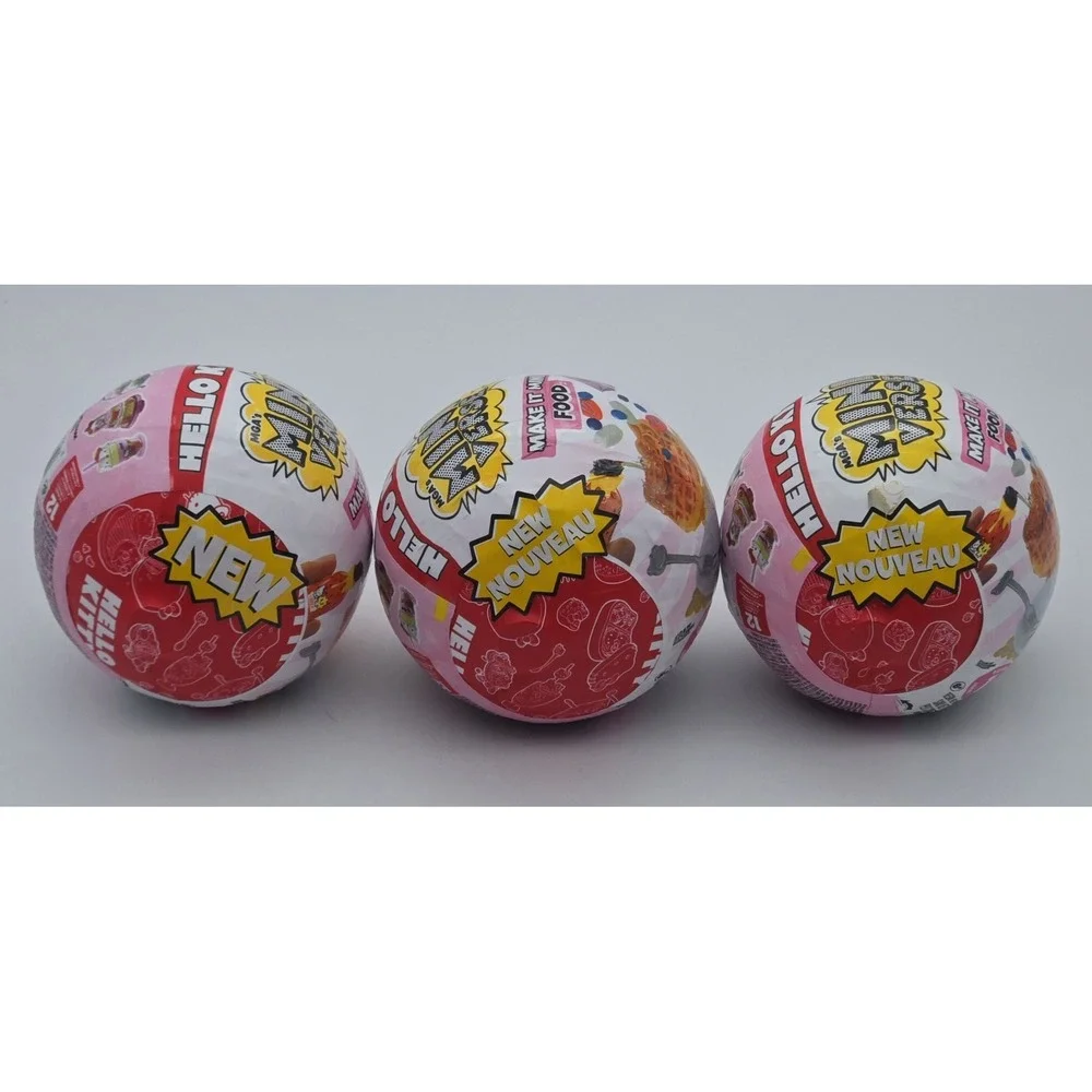 Mini Verse Make It Mini Food Hello Kitty Series 1 Mini Collectibles Lot of 3 New